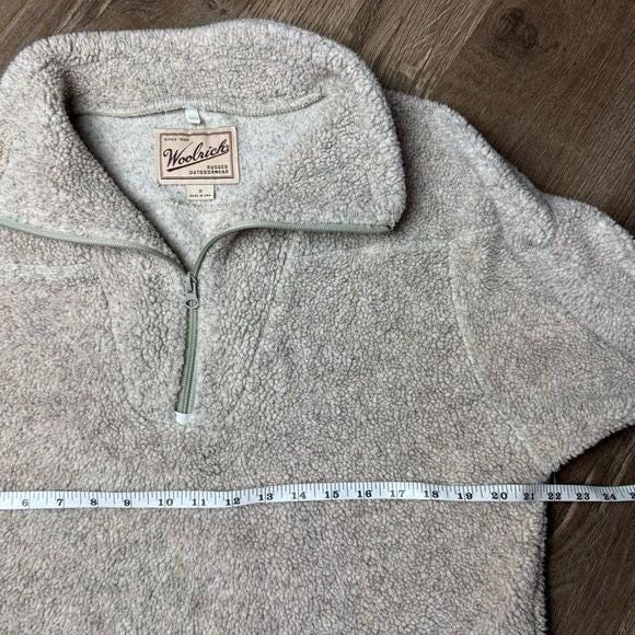Woolrich Women's Fleece Quarter Zip Pullover Size Small - Picture 9 of 11